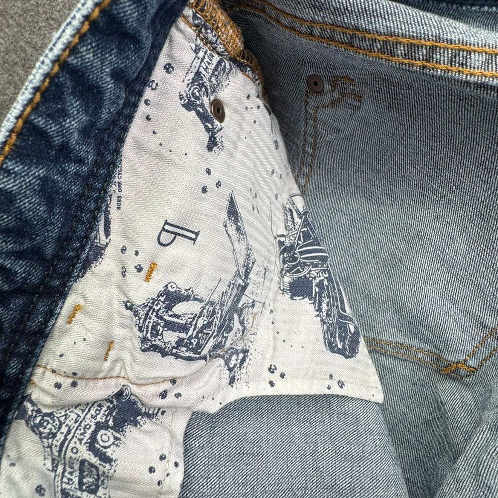 Anthropologie Pilcro Letterpress Slim Boyfriend Jeans Women 27 Fit 32x27 - Picture 13 of 16
